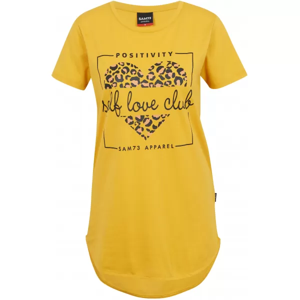  Damen-T-Shirt SAM 73 INATHI WT 877 SENFGELB 
