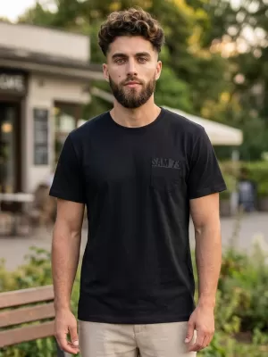 Herren-T-Shirt SAM 73 QUARIP MT 812 SCHWARZ