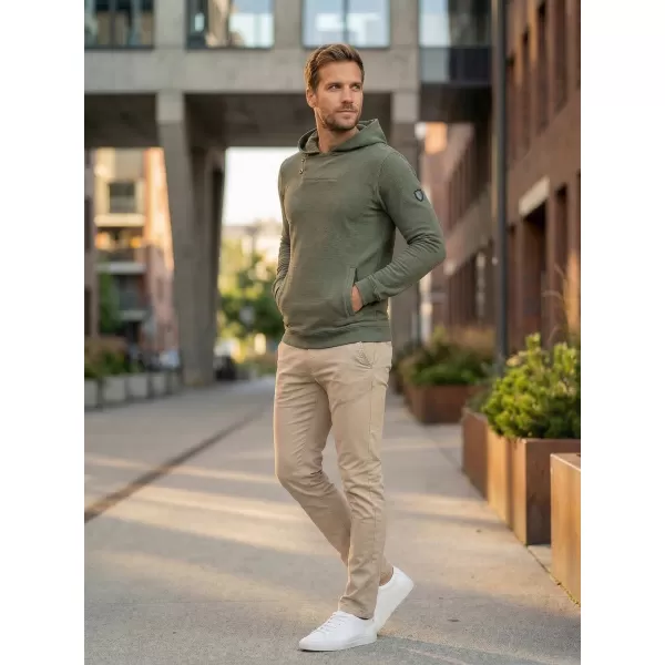  Herren-Sweatshirt KIXMI ORICK GRÜN 