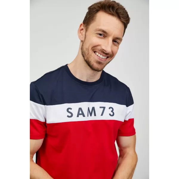  Herren-T-Shirt SAM 73 KAVIX MT 815 ROT 