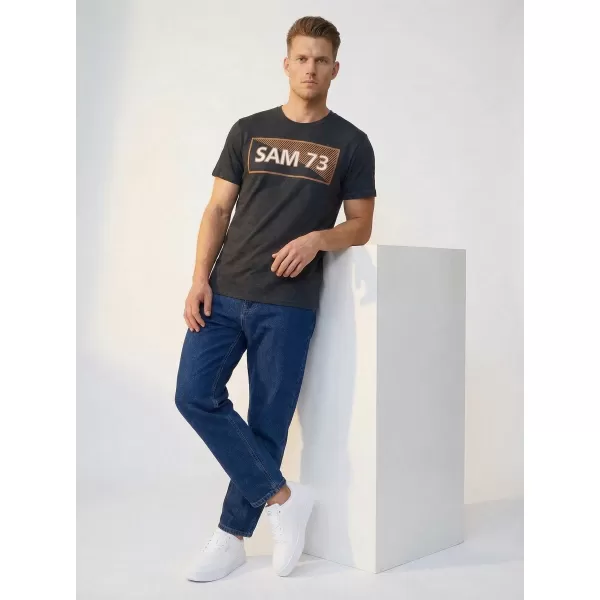  Herren-T-Shirt SAM 73 FENRI MT 814 SCHWARZ 