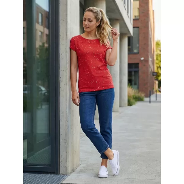  Damen-T-Shirt SAM 73 HEQA WT 876 ROT 
