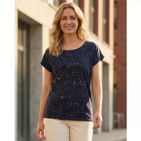  Damen-T-Shirt SAM 73 HEQA WT 876 DUNKELBLAU 