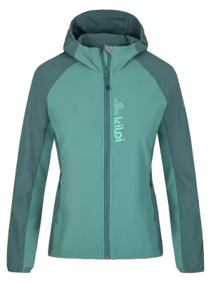 Softshelljacke für Damen KILPI BALANS-W SL0121KI DUNKELGRÜN