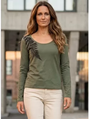 Damen-T-Shirt ALTISPORT UHANA LTSY942 GRÜN
