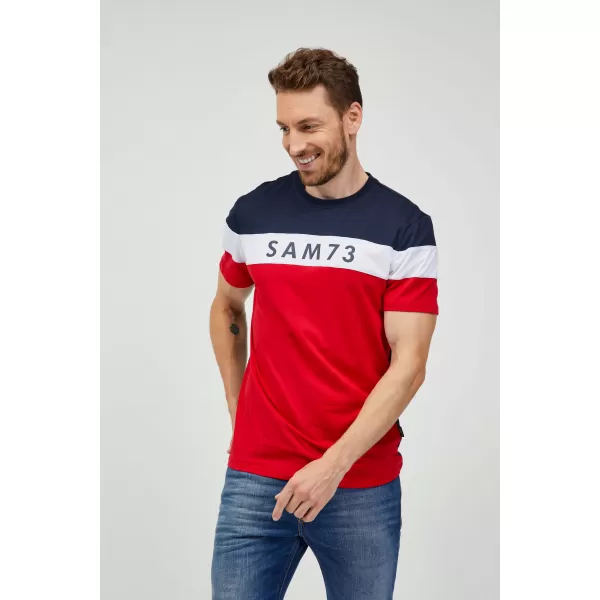  Herren-T-Shirt SAM 73 KAVIX MT 815 ROT 