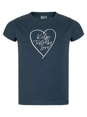 Mädchen-T-Shirt KILPI ALBION-JG SJ0353KI DUNKELBLAU