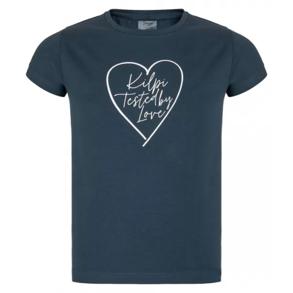  Mädchen-T-Shirt KILPI ALBION-JG SJ0353KI DUNKELBLAU 