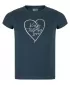 Mädchen-T-Shirt KILPI ALBION-JG SJ0353KI DUNKELBLAU