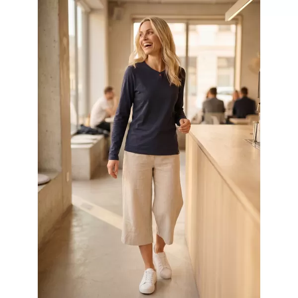  Damen-T-Shirt SAM 73 NAIVARA WT 868 DUNKELBLAU 