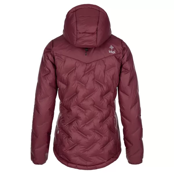  Daunenjacke für Damen KILPI ALBERTA-W SL0132KI DUNKELROT 