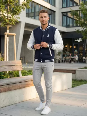 Herren-Sweatshirt ALTISPORT BYB/ALM002BB004 NAVY BLAU