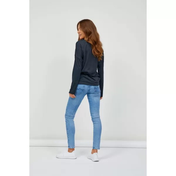  Damen-T-Shirt SAM 73 AZUKA WT 870 SCHWARZ 