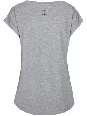 Damen-T-Shirt mit kurzen Ärmeln KILPI ROISIN-W SL0306KI HELLGRAU