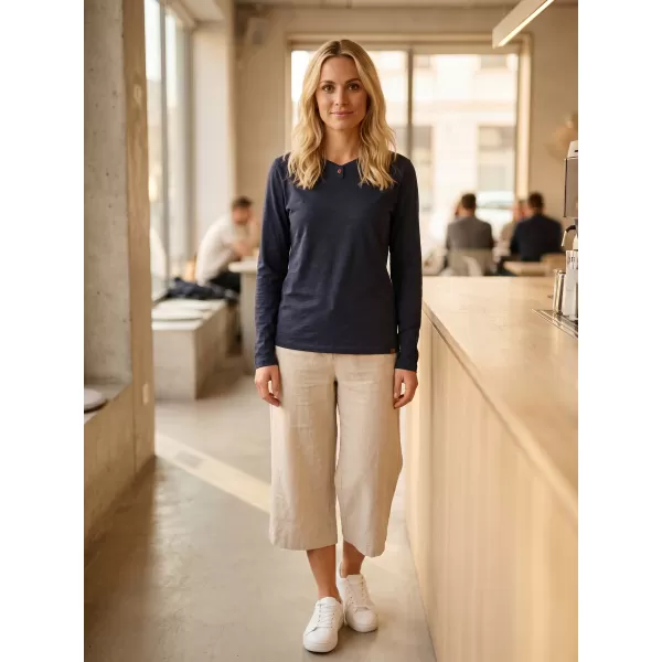  Damen-T-Shirt SAM 73 NAIVARA WT 868 DUNKELBLAU 