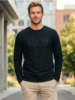 Herren-Sweatshirt KIXMI ODEN SCHWARZ