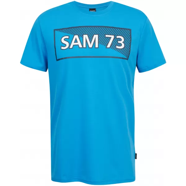  Herren-T-Shirt SAM 73 FENRI MT 814 LEUCHTEND BLAU 