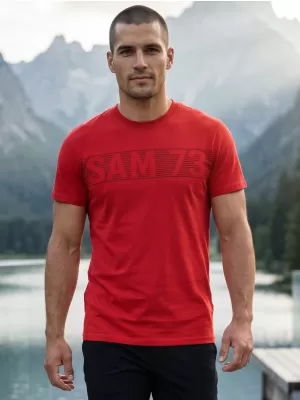 Herren-T-Shirt SAM 73 BARRY MT 811 ROT