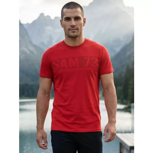  Herren-T-Shirt SAM 73 BARRY MT 811 ROT 