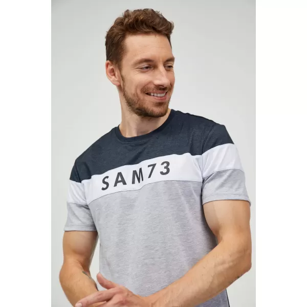  Herren-T-Shirt SAM 73 KAVIX MT 815 HELLGRAU 