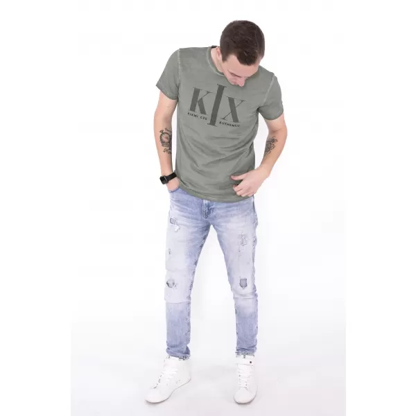  Herren-T-Shirt KIXMI OLWEN GRÜN 