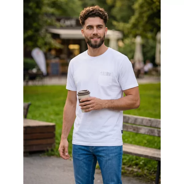  Herren-T-Shirt SAM 73 QUARIP MT 812 WEIß 
