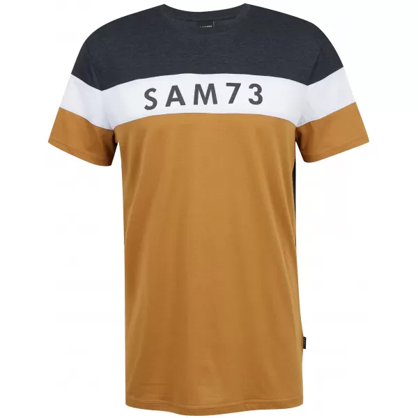  Herren-T-Shirt SAM 73 KAVIX MT 815 HELLBRAUN 