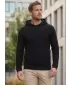 Herren-Sweatshirt KIXMI ORICK SCHWARZ