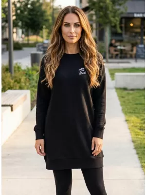 Damen-Sweatshirt ALTISPORT CYGNA LSWX343 SCHWARZ