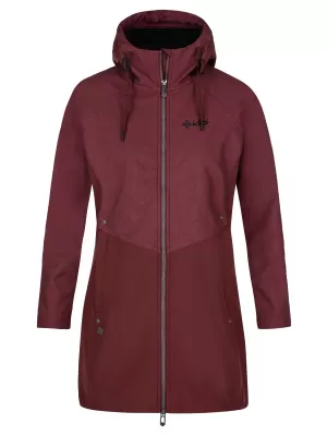 Softshell-Mantel für Damen KILPI LASIKA-W SL0127KI DUNKELROT