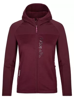 Damen-Sweatshirt KILPI LAYANA-W SL0202KI DUNKELROT