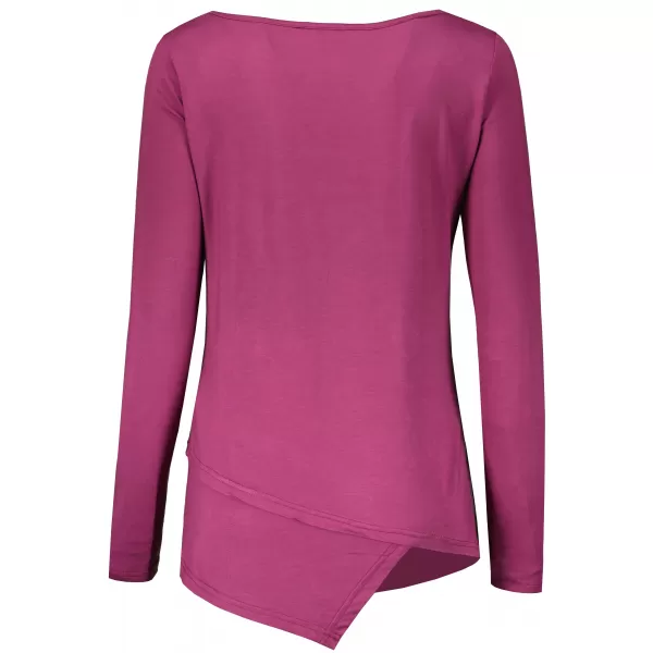  Damen-T-Shirt KIXMI ORIANA BURGUND 
