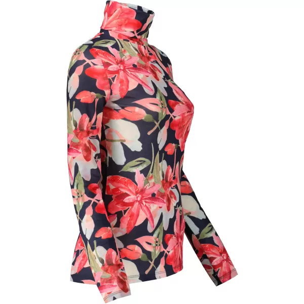  Rollkragenpullover für Damen KIXMI OPRAH DUNKELBLAU 