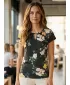 Damen-T-Shirt KIXMI ORNELLA SCHWARZ