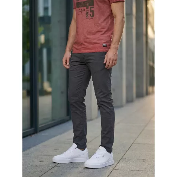  Herren-T-Shirt KIXMI OMER BURGUND 