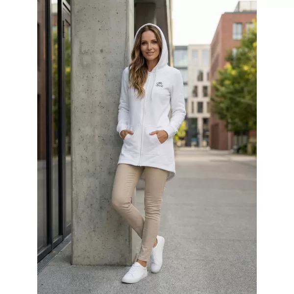  Erweitertes Damen-Sweatshirt ALTISPORT BYB/ALW056BY148 WEIß 