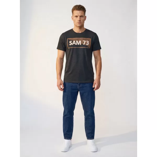  Herren-T-Shirt SAM 73 FENRI MT 814 SCHWARZ 