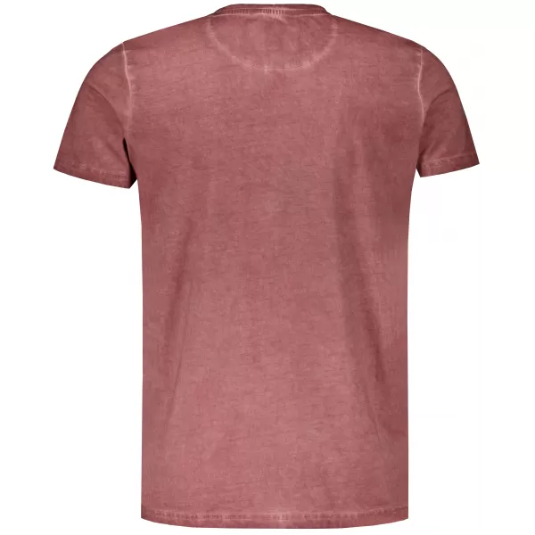  Herren-T-Shirt KIXMI OMER BURGUND 