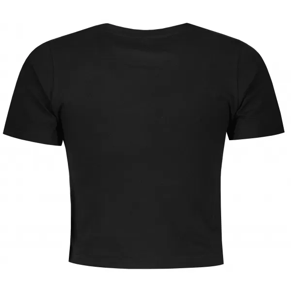  Crop-Top-T-Shirt für Damen ALTISPORT BYB/ALW056BY042 SCHWARZ UND GOLD 