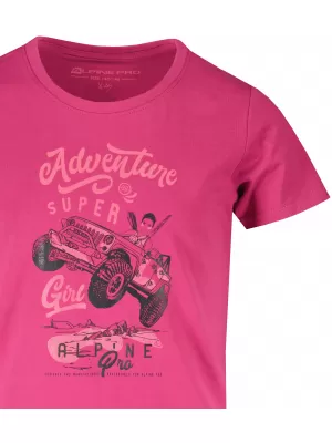T -Shirt ALPINE PRO BETO KTSY404 FUCHSIE