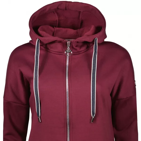 Erweitertes Damen-Sweatshirt KIXMI OLLY BURGUND 