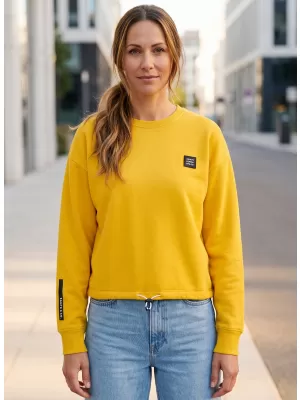 Damen-Sweatshirt SAM 73 RODVEN WM 764 OCKER