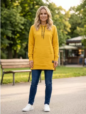 Damen-Sweatshirt SAM 73 ENNA WM 768 DUNKLES OCKER