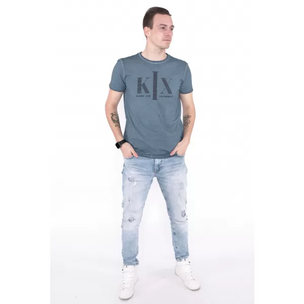  Herren-T-Shirt KIXMI OLWEN KEROSIN 