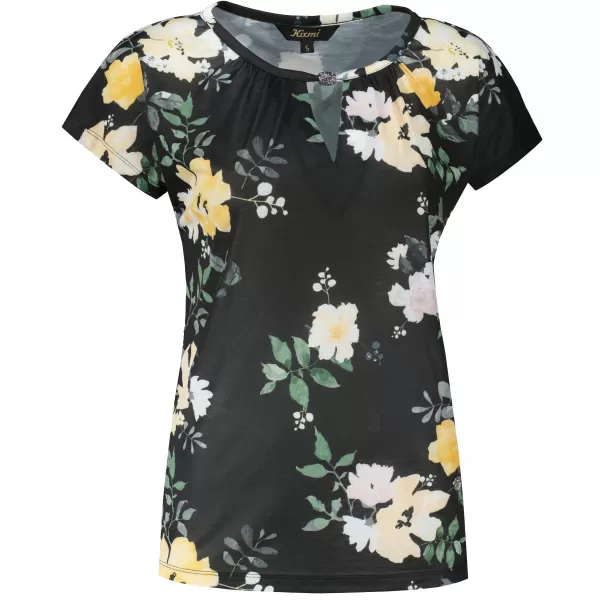  Damen-T-Shirt KIXMI ORNELLA SCHWARZ 