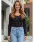 Damen-T-Shirt ALTISPORT ONEDA LTSY941 SCHWARZ