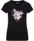 Damen-T-Shirt KILPI ALBION-W SL0301KI SCHWARZ