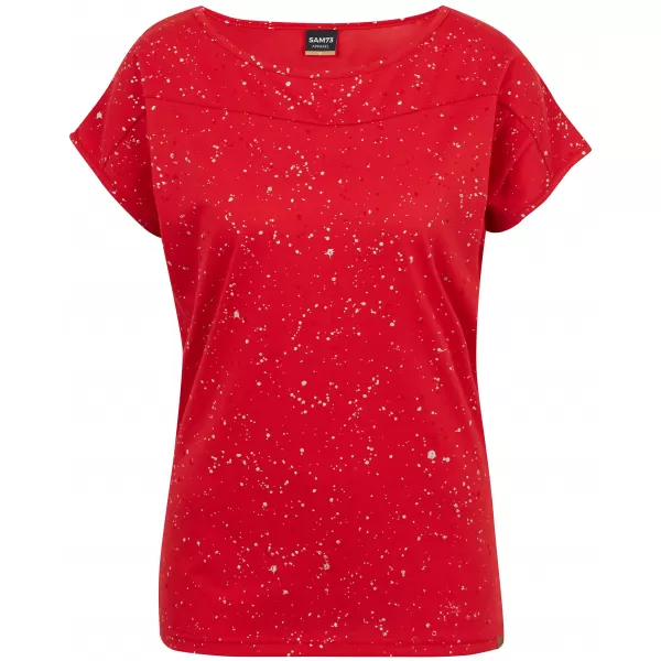  Damen-T-Shirt SAM 73 HEQA WT 876 ROT 