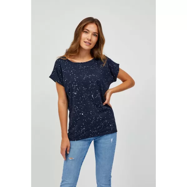  Damen-T-Shirt SAM 73 HEQA WT 876 DUNKELBLAU 