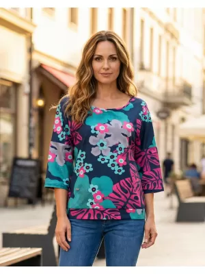 Damen-Sweatshirt KIXMI ORCHID DUNKELBLAU